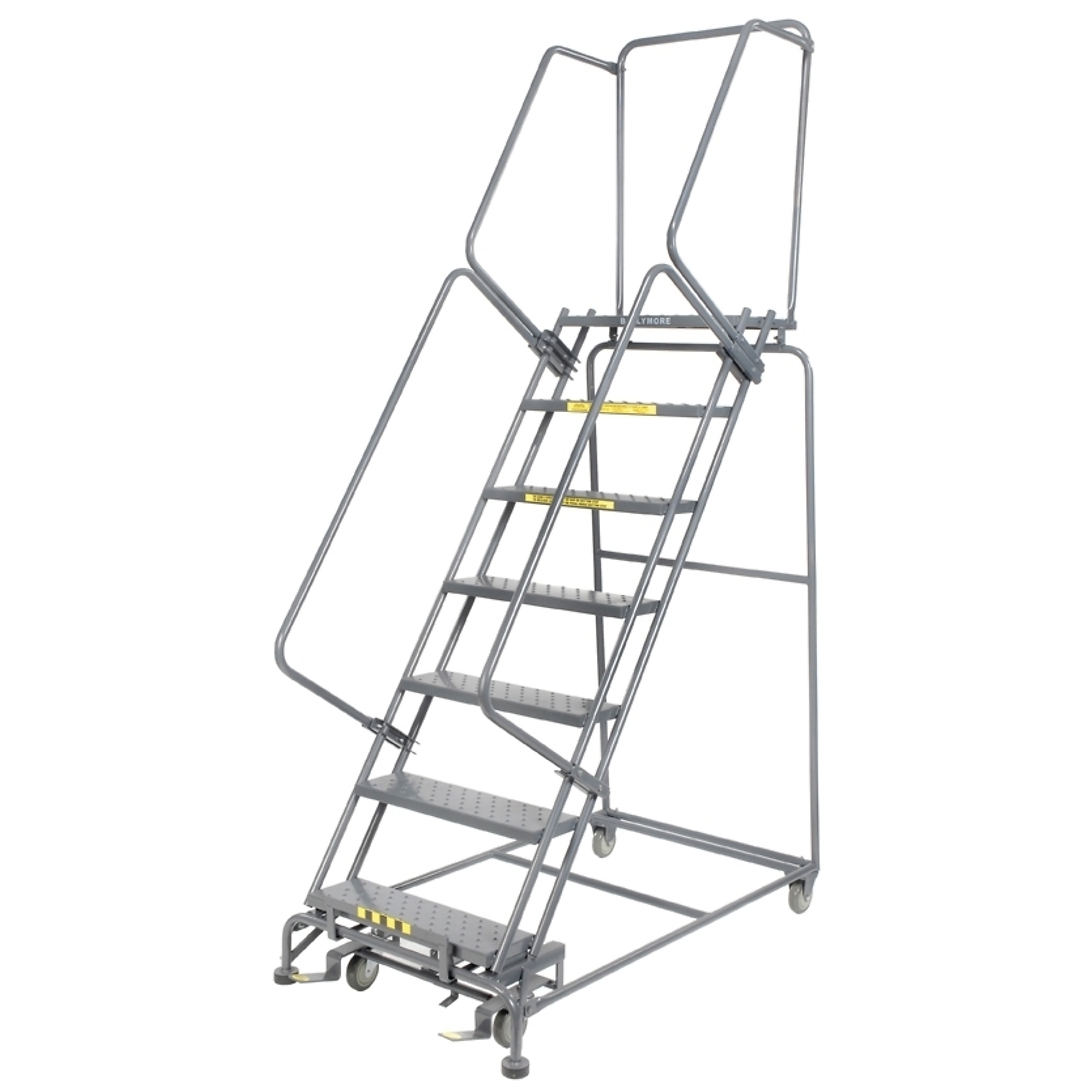Ballymore, Rolling Ladder, Overall Height 103 in, Steps 7, Material Steel, Model# 073214P
